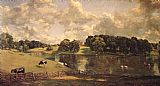 John Constable Famous Paintings - Wivenhoe Park